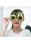 BFS Hawaii Temalı Avokado Gözlük – Kostüm  Parti Gözlüğü
