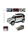 BFS   HCL-510A Çek Bırak 1:22 Sesli Ve Işıklı Buharlı DF Metal Jeep