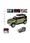 BFS   HCL-510A Çek Bırak 1:22 Sesli Ve Işıklı Buharlı DF Metal Jeep