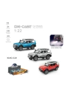 BFS   HCL-522A Çek Bırak 1:22 Sesli Ve Işıklı Buharlı Off-Road Metal Jeep