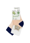 BFS       Hello Teddy Bear 2Li Kız Çorap 68404 Somon