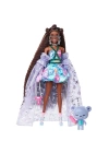 BFS  HHN13 Barbie Extra Fancy - Mor Kostümlü Bebek