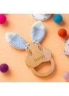 BFS Hobi Baby Ahtapot Figürlü Organik Ahşap Diş Kaşıyı
