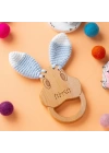BFS Hobi Baby Ceylan Figürlü Organik Ahşap Diş Kaşıyıc