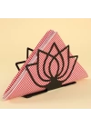 BFS  Home Lotus Siyah Metal Peçetelik