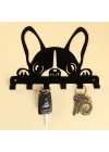 BFS  Home Siyah Metal Köpek Anahtarlık