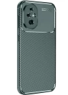 BFS  Honor 200 Kılıf Auto Focus Karbon Kapak - Koyu Yeşil