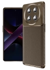 BFS  Honor Magic 7 Lite Kılıf Auto Focus Karbon Kapak - Kahverengi