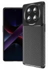 BFS  Honor Magic 7 Lite Kılıf Auto Focus Karbon Kapak - Siyah