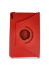 BFS  Huawei Honor Pad X8A Kılıf 360 Tablet Deri Kılıf - Kırmızı