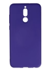 BFS  Huawei Mate 10 Lite Kılıf Nano içi Kadife Silikon - Mor