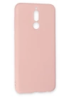 BFS  Huawei Mate 10 Lite Kılıf Nano içi Kadife Silikon - Pudra