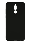 BFS  Huawei Mate 10 Lite Kılıf Nano içi Kadife Silikon - Siyah