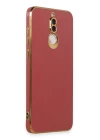 BFS  Huawei Mate 10 Lite Kılıf Volet Silikon - Kırmızı