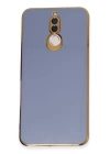 BFS  Huawei Mate 10 Lite Kılıf Volet Silikon - Mavi