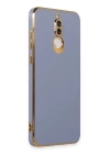 BFS  Huawei Mate 10 Lite Kılıf Volet Silikon - Mavi