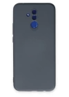 BFS  Huawei Mate 20 Lite Kılıf Nano içi Kadife Silikon - Gri