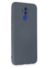 BFS  Huawei Mate 20 Lite Kılıf Nano içi Kadife Silikon - Gri