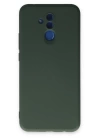 BFS  Huawei Mate 20 Lite Kılıf Nano içi Kadife Silikon - Koyu Yeşil