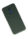 BFS  Huawei Mate 20 Lite Kılıf Nano içi Kadife Silikon - Koyu Yeşil