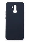 BFS  Huawei Mate 20 Lite Kılıf Nano içi Kadife Silikon - Lacivert