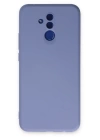 BFS  Huawei Mate 20 Lite Kılıf Nano içi Kadife Silikon - Lila
