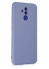 BFS  Huawei Mate 20 Lite Kılıf Nano içi Kadife Silikon - Lila
