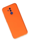BFS  Huawei Mate 20 Lite Kılıf Nano içi Kadife Silikon - Turuncu