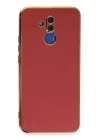 BFS  Huawei Mate 20 Lite Kılıf Volet Silikon - Kırmızı