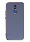 BFS  Huawei Mate 20 Lite Kılıf Volet Silikon - Mavi