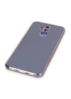 BFS  Huawei Mate 20 Lite Kılıf Volet Silikon - Mavi