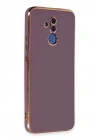 BFS  Huawei Mate 20 Lite Kılıf Volet Silikon - Mor
