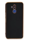 BFS  Huawei Mate 20 Lite Kılıf Volet Silikon - Siyah