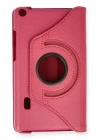 BFS  Huawei MediaPad T3 7 Kılıf 360 Tablet Deri Kılıf - Pembe