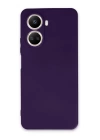 BFS  Huawei Nova 10 SE Kılıf First Silikon - Mürdüm