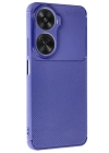 BFS  Huawei Nova 12 SE Kılıf Auto Focus Karbon Kapak - Lacivert