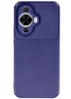 BFS  Huawei Nova 12S Kılıf Auto Focus Karbon Kapak - Lacivert
