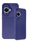 BFS  Huawei Nova 12S Kılıf Auto Focus Karbon Kapak - Lacivert