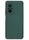 BFS  Huawei Nova 9 SE Kılıf Nano içi Kadife Silikon - Koyu Yeşil
