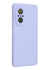 BFS  Huawei Nova 9 SE Kılıf Nano içi Kadife Silikon - Lila