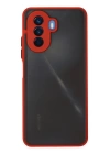 BFS  Huawei Nova Y70 Kılıf Montreal Silikon Kapak - Kırmızı
