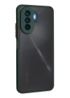 BFS  Huawei Nova Y70 Kılıf Montreal Silikon Kapak - Yeşil