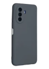 BFS  Huawei Nova Y70 Kılıf Nano içi Kadife Silikon - Gri