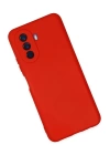 BFS  Huawei Nova Y70 Kılıf Nano içi Kadife Silikon - Kırmızı