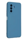 BFS  Huawei Nova Y70 Kılıf Nano içi Kadife Silikon - Mavi