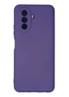 BFS  Huawei Nova Y70 Kılıf Nano içi Kadife Silikon - Mor