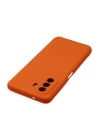 BFS  Huawei Nova Y70 Kılıf Nano içi Kadife Silikon - Turuncu