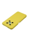 BFS  Huawei Nova Y90 Kılıf Nano içi Kadife Silikon - Sarı
