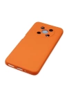 BFS  Huawei Nova Y90 Kılıf Nano içi Kadife Silikon - Turuncu
