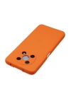BFS  Huawei Nova Y90 Kılıf Nano içi Kadife Silikon - Turuncu
